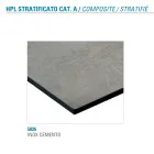 Udtrækkeligt bord op til 180 cm rundt lamineret Hpl lavet i Italien - Bastiano Viadurini