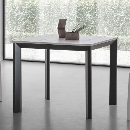 Udtrækkeligt firkantet bord Op til 232 cm i HPL Made in Italy - Filiberto Viadurini