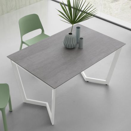 Udtrækkeligt bord Op til 238 cm med Laminam Top Made in Italy - Pablito Viadurini