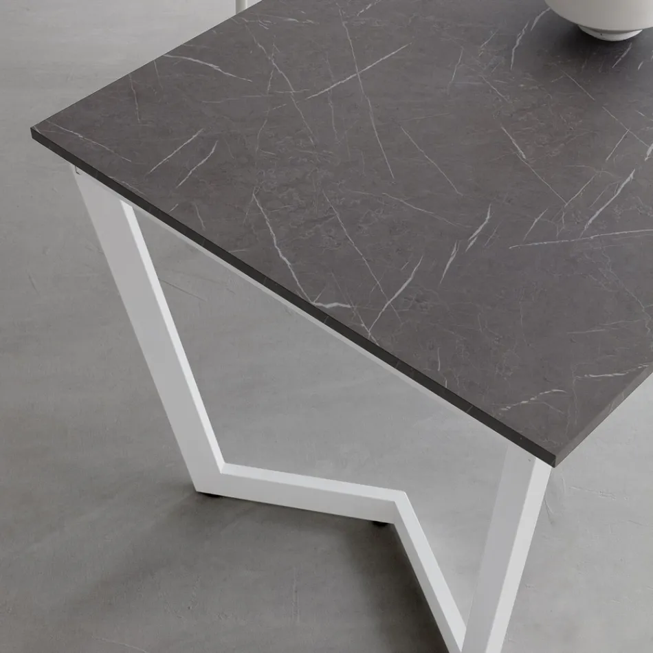 Udtrækkeligt bord Op til 238 cm i Metal og Hpl Fremstillet i Italien - Pablito Viadurini