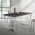 Udtrækkeligt bord Op til 238 cm i Metal og Hpl Fremstillet i Italien - Pablito