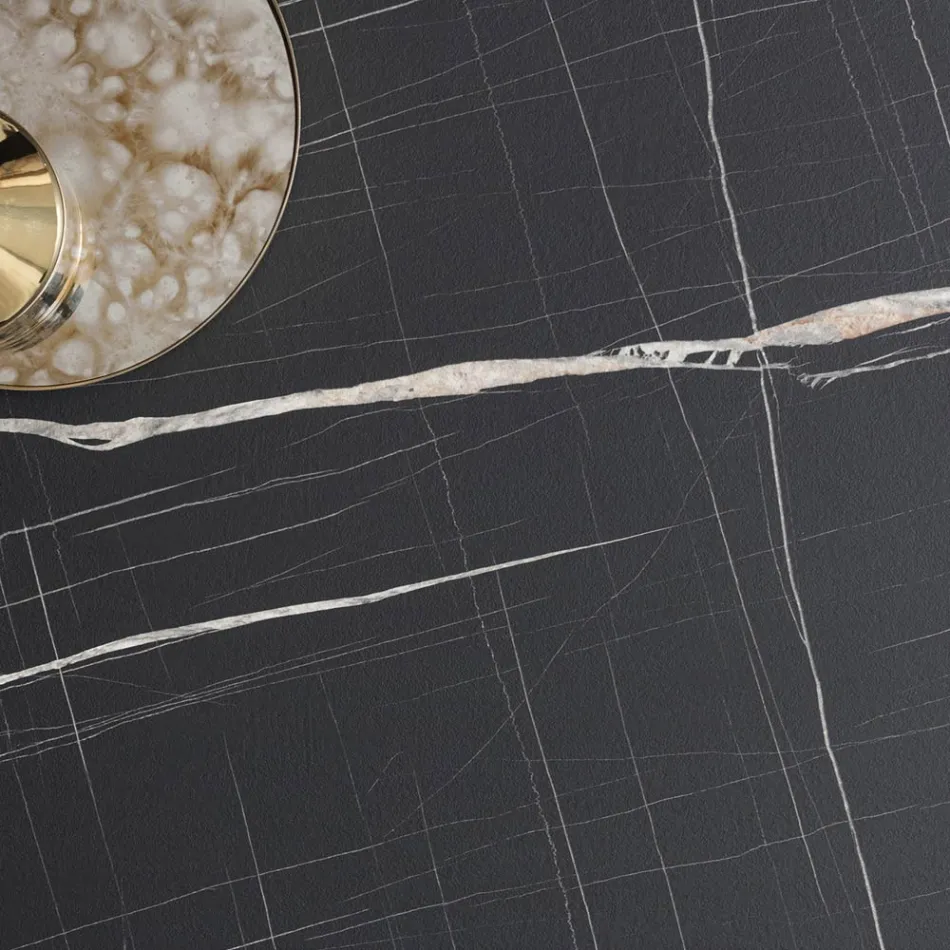 Udtrækkeligt bord Op til 238 cm metal og farvet Hpl Fremstillet i Italien - Pablito Viadurini