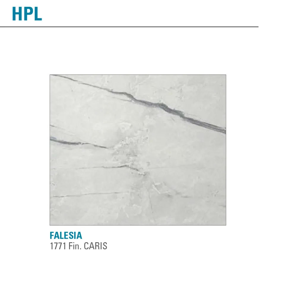 Udtrækkeligt bord Op til 238 cm metal og farvet Hpl Fremstillet i Italien - Pablito Viadurini