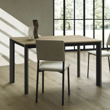 Udtrækkeligt bord op til 240 cm i aluminium og Hpl lavet i Italien - Filiberto Viadurini