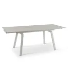 Udtrækkeligt bord op til 200 cm i Marble Effect Sinter Stone - Ananas Viadurini