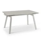 Udtrækkeligt bord op til 200 cm i Marble Effect Sinter Stone - Ananas Viadurini