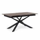 Forlængeligt bord Op til 220 cm i keramik og stålhæmning - Brianza Viadurini
