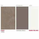 Udtrækkeligt bord Op til 238 cm i laminat og metal fremstillet i Italien - Remigio Viadurini