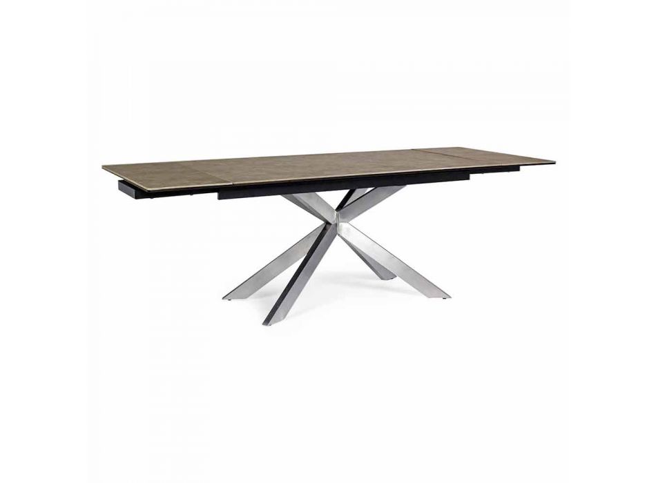 Udtrækkeligt bord op til 240 cm med Homemotion keramisk top - Avici Viadurini