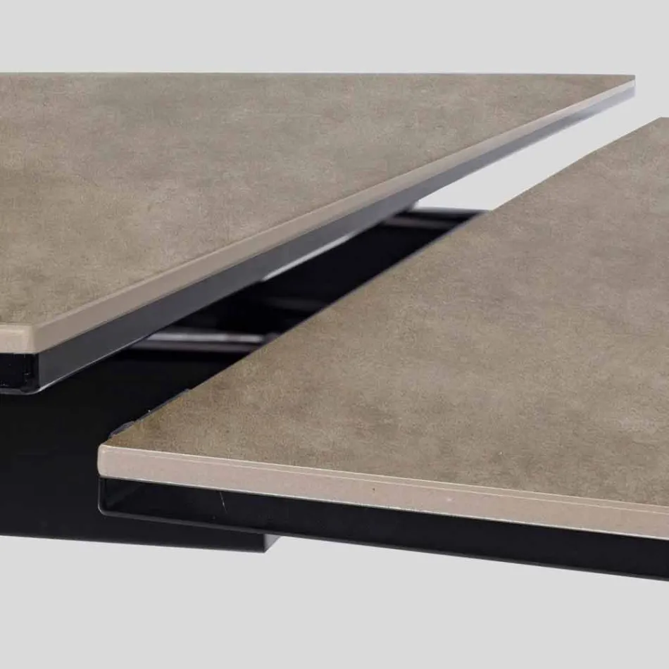 Udtrækkeligt bord op til 240 cm med Homemotion keramisk top - Avici Viadurini