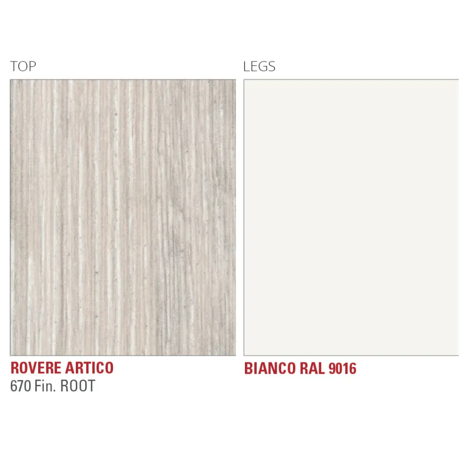 Udtrækkeligt bord op til 240 cm med HPL plade Made in Italy - Fantastisk Viadurini