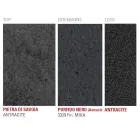 Udtrækkeligt bord op til 240 cm med Laminam plade Made in Italy - Maltesisk Viadurini