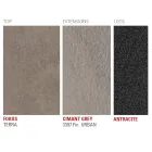 Udtrækkeligt bord op til 240 cm med Laminam plade Made in Italy - Maltesisk Viadurini