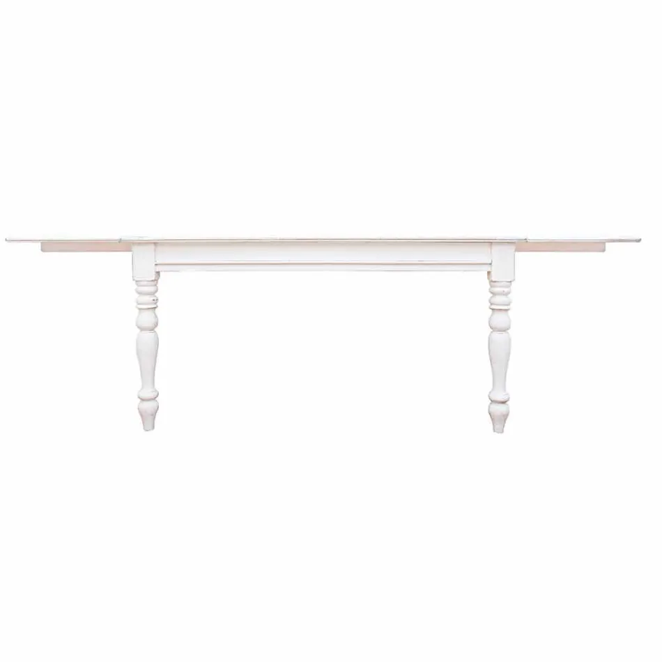 Forlængeligt bord Op til 240 cm i Mango Wood og Mdf Homemotion - Tongo Viadurini