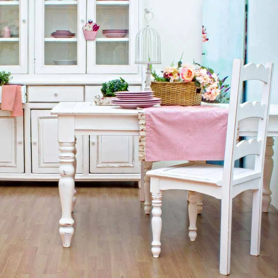 Forlængeligt bord Op til 240 cm i Mango Wood og Mdf Homemotion - Tongo Viadurini