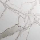 Udtræksbord Op til 280 cm i stål og matkeramisk glas - Viterbo Viadurini