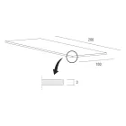 Udtrækkeligt bord Op til 280 cm i Fenix Made in Italy, Precious - Aresto Viadurini