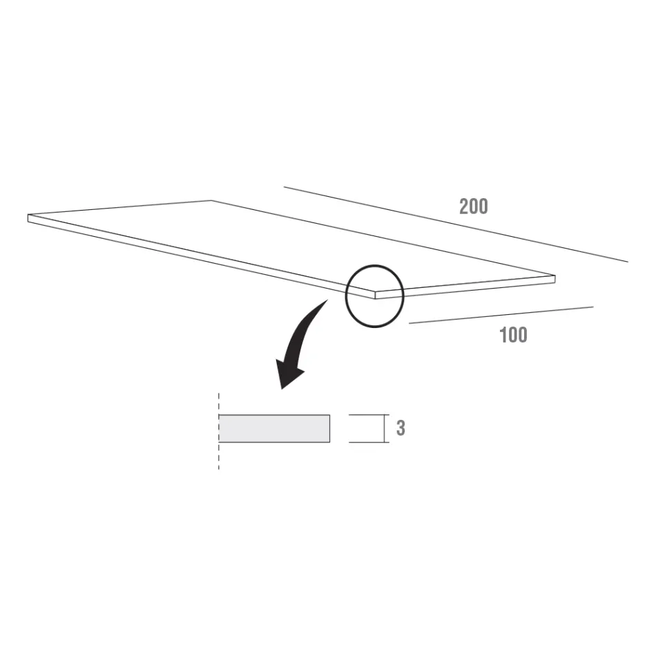 Udtrækkeligt bord Op til 280 cm i Fenix Made in Italy, Precious - Aresto Viadurini