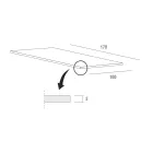 Udtrækkeligt bord Op til 280 cm i Fenix Made in Italy, Precious - Aresto Viadurini