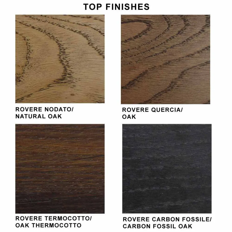 Udtrækbart bord op til 280 cm i glas og fineret træ – Eugrafo Viadurini