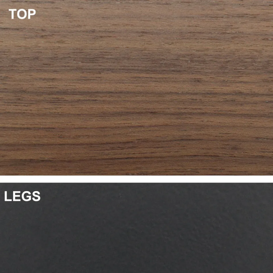 Udtrækkeligt bord Op til 300 cm med fineret plade lavet i Italien - Grotta Viadurini