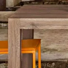 Tabel udvides op til 300 cm moderne design melamin Oky Viadurini