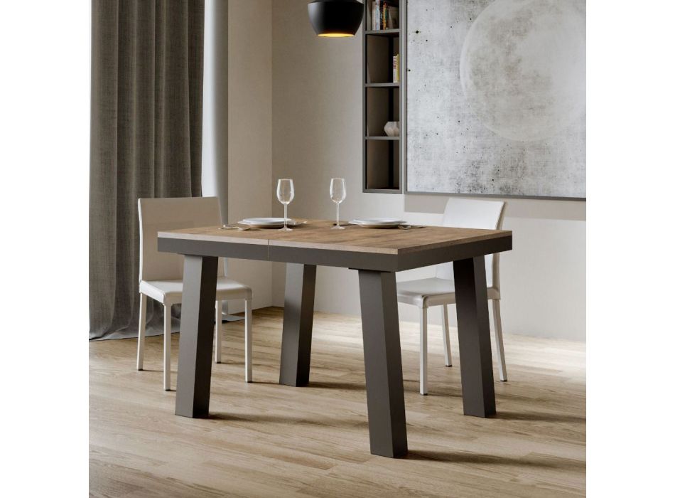 Udtrækkeligt bord op til 4,40 m Moderne Made in Italy Wood - Cedric Viadurini