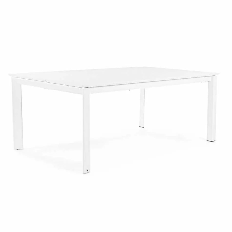 Udvideligt bord i moderne aluminiumdesign til udendørs homemotion - Casper Viadurini