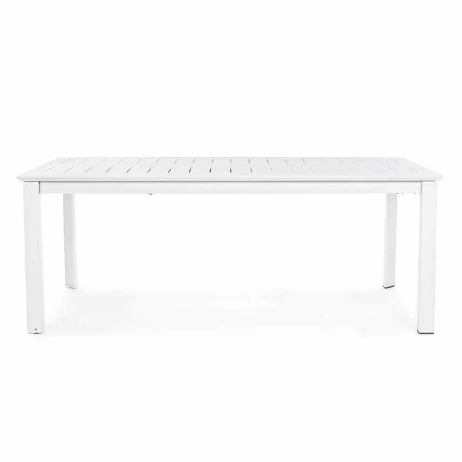 Udvideligt bord i moderne aluminiumdesign til udendørs homemotion - Casper Viadurini