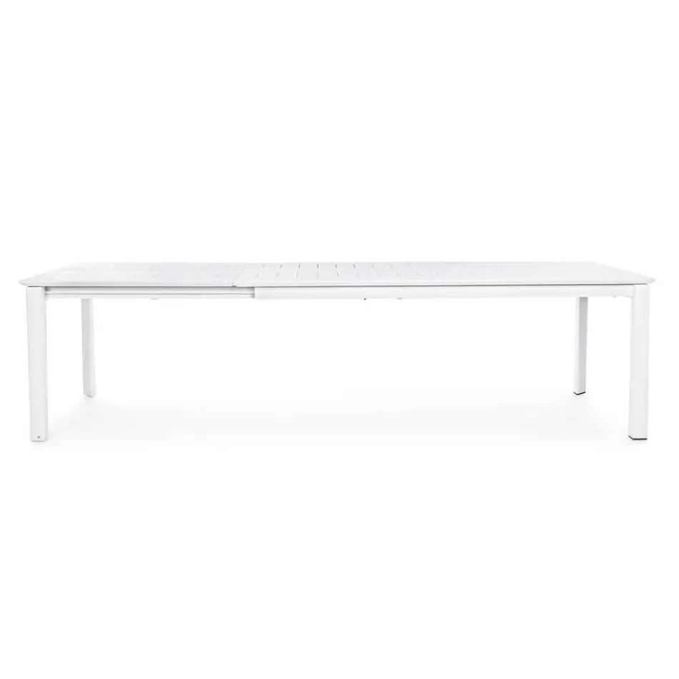 Udvideligt bord i moderne aluminiumdesign til udendørs homemotion - Casper Viadurini