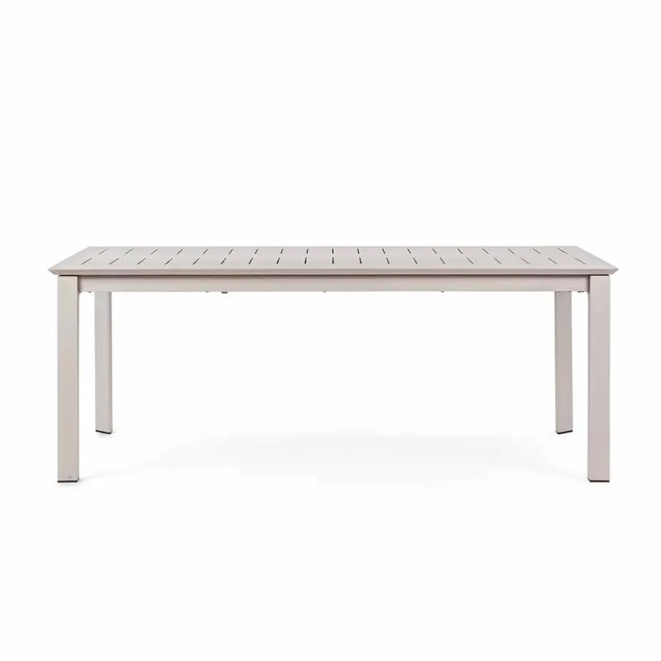 Udvideligt bord i moderne aluminiumdesign til udendørs homemotion - Casper Viadurini