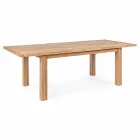Udvideligt træbordsdesignbord til 6 personer Hjemme - Hunter Viadurini