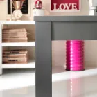 Udtrækkeligt bord i bøgetræ fremstillet i Italien Tito Viadurini