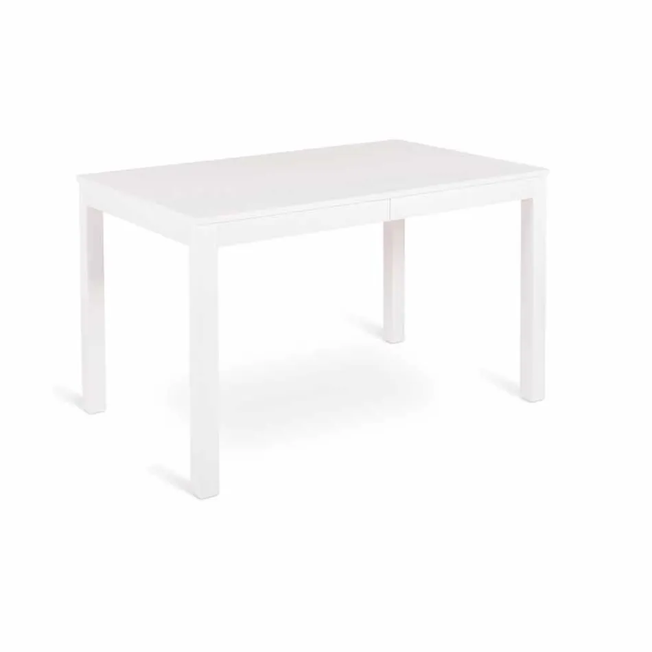 Udtrækkeligt bord i bøgetræ fremstillet i Italien Tito Viadurini