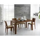 Udvideligt bord i asketræ med sidebånd i ask - Ketla Viadurini