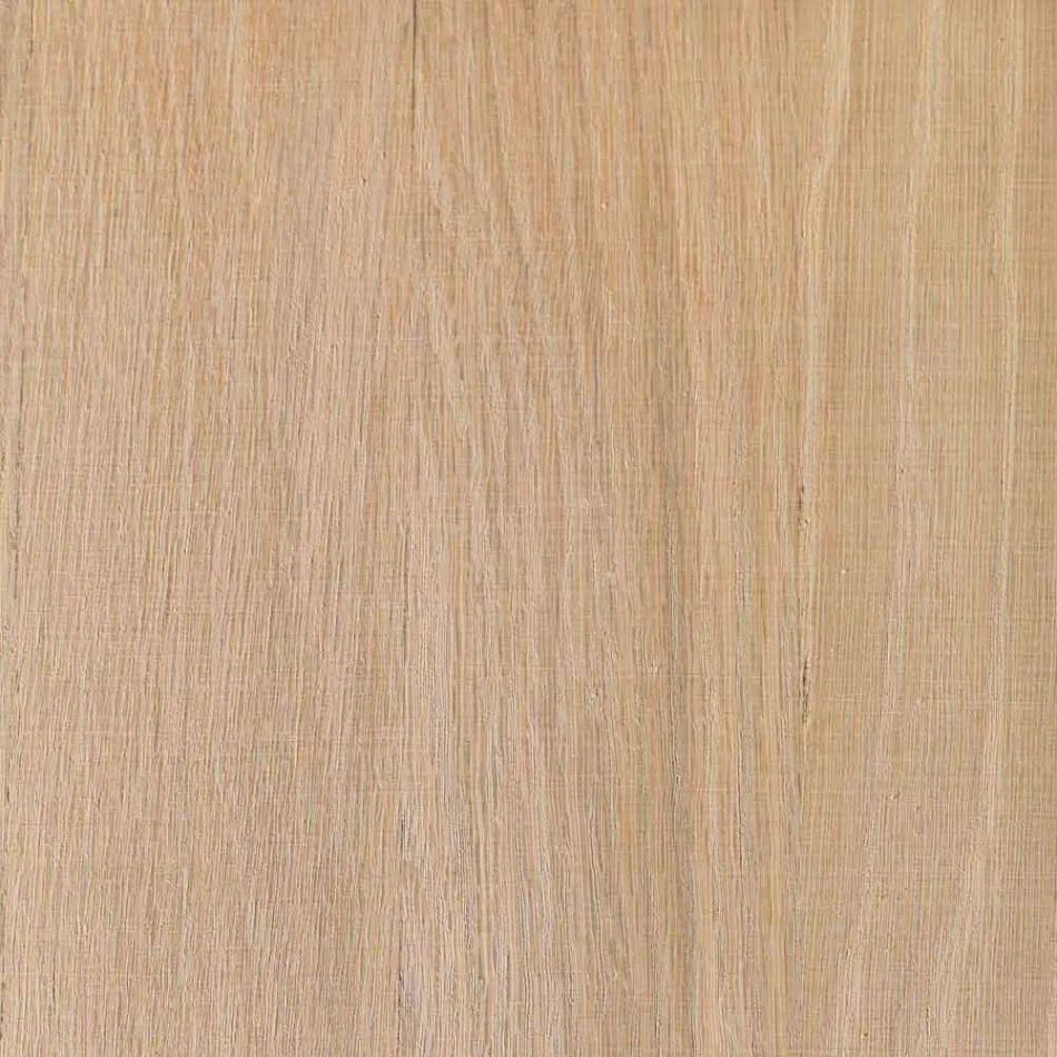 Udvideligt bord i asketræ med sidebånd malet grå - Ketla Viadurini