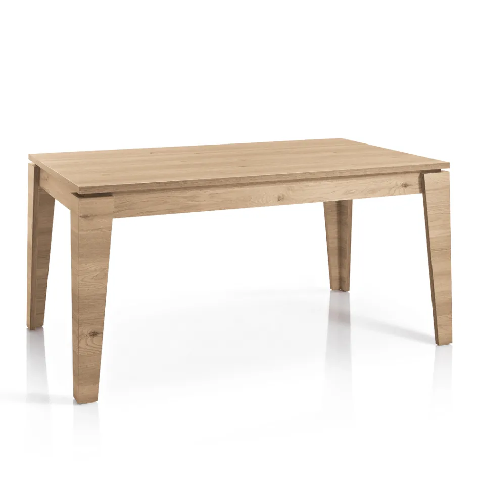 Udtrækkeligt melaminbord med forskellige finish lavet i Italien - Lily Viadurini