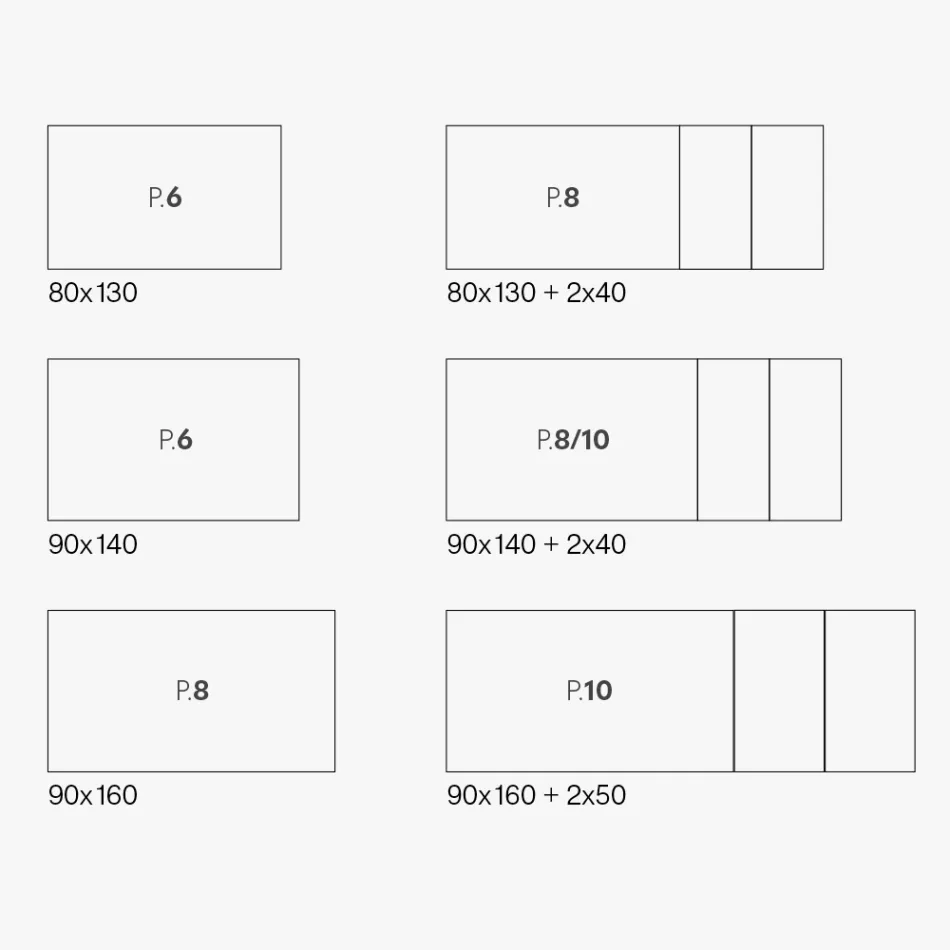 Udtrækkeligt bord i glaskeramik og metalfod i forskellige finish - Ariel Viadurini