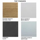 Moderne udtrækkeligt 14-personers bord med laminatplade lavet i Italien - Ezzellino Viadurini