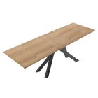 Moderne udtræksbord med lamineret træplade lavet i Italien – Settimmio Viadurini