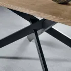 Moderne bord, der kan udvides, i egetræ fremstillet i Italien - Oncino Viadurini