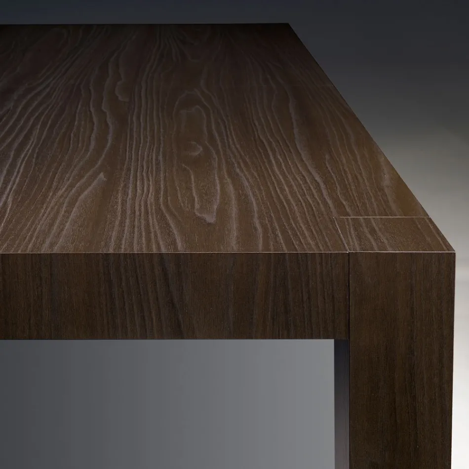 Udtrækkeligt bord lavet af foldemelamin lavet i Italien - Okay Viadurini