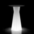 Lysende udendørs bord med LED-base og Hpl-top Fremstillet i Italien - Tinuccia