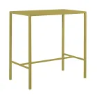 Havehøjbord i galvaniseret stål Fremstillet i Italien - Vesna Viadurini