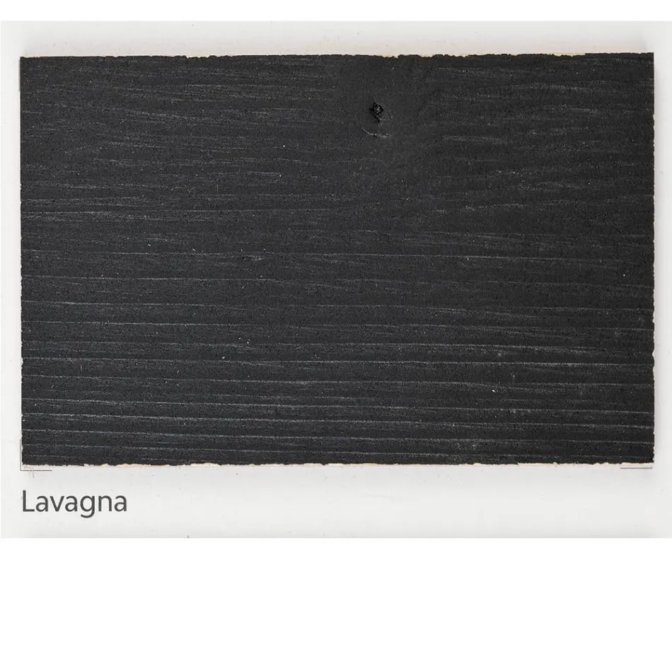 Bord med belagt plade i massiv eg og understel i krystal Made in Italy - Noelia Viadurini