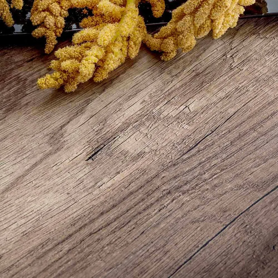 Bord med udtrækbar plade Op til 334 cm træeffekt Fremstillet i Italien - Bayern Viadurini