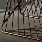 Bord med top lavet i Italien moderne glas keramik, Mitia Viadurini