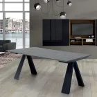Udtrækkeligt konsolbord op til 325 cm i Made in Italy Laminat - Dalmatisk Viadurini