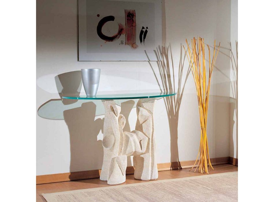 Konsolbord i sten og krystal med moderne design Dios Viadurini