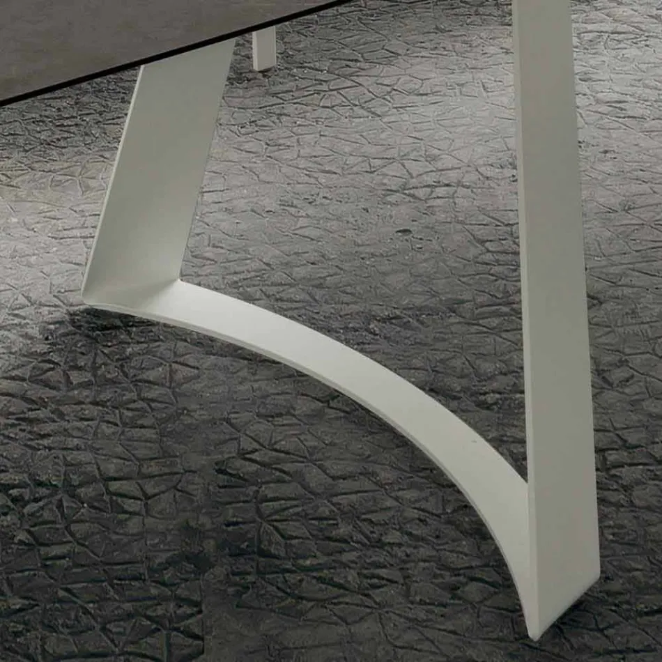 Udtrækkeligt køkkenbord Op til 280 cm Marmoreffekt Fremstillet i Italien - Pinocchio Viadurini